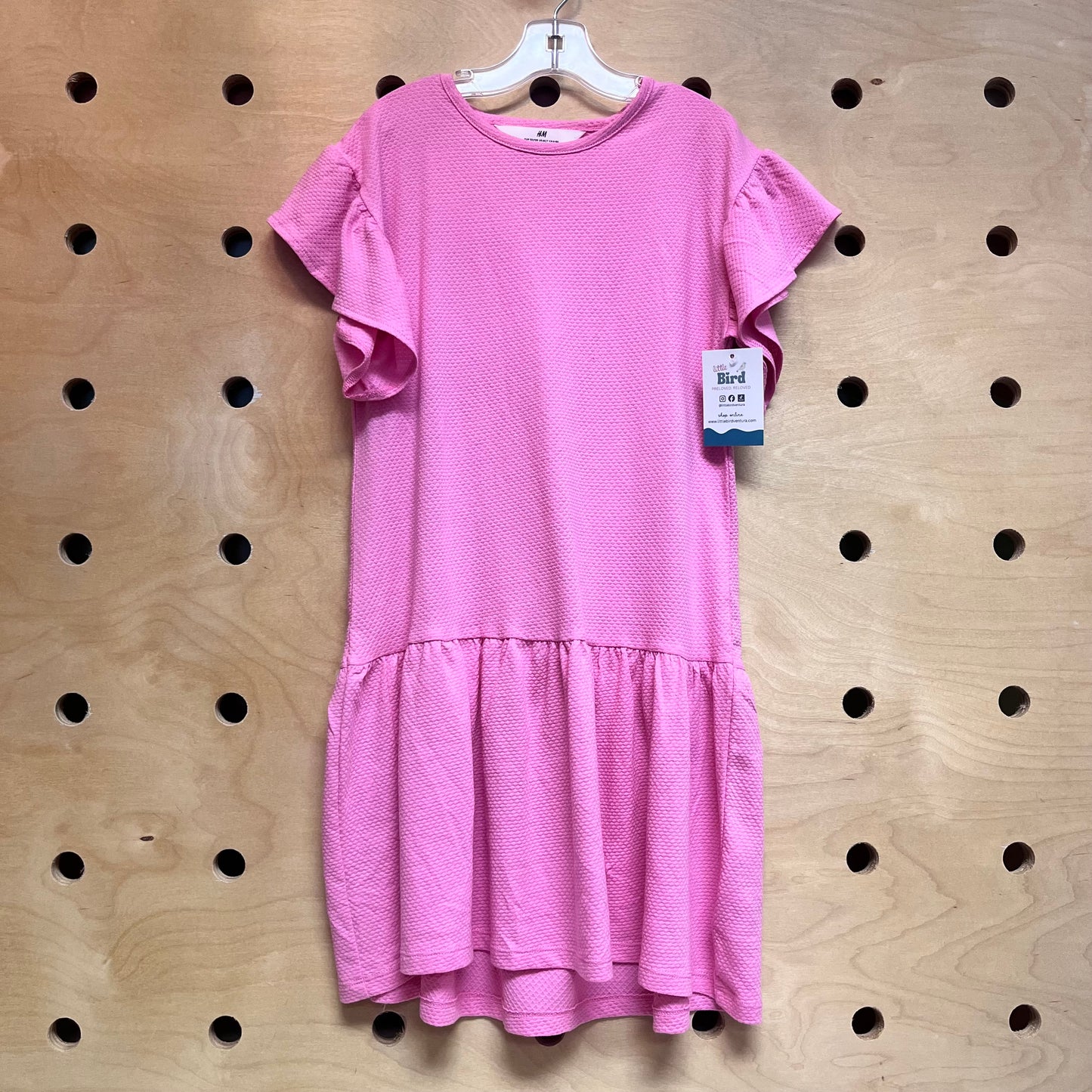 Pink Textured Dress
