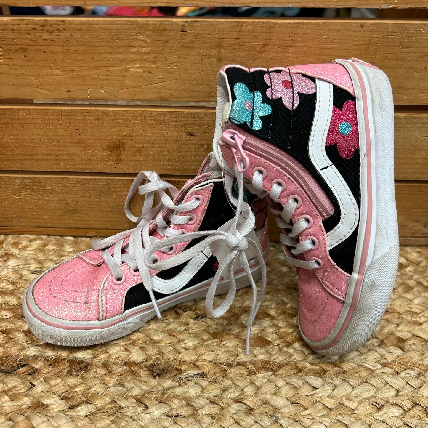Pink Glitter High-Tops