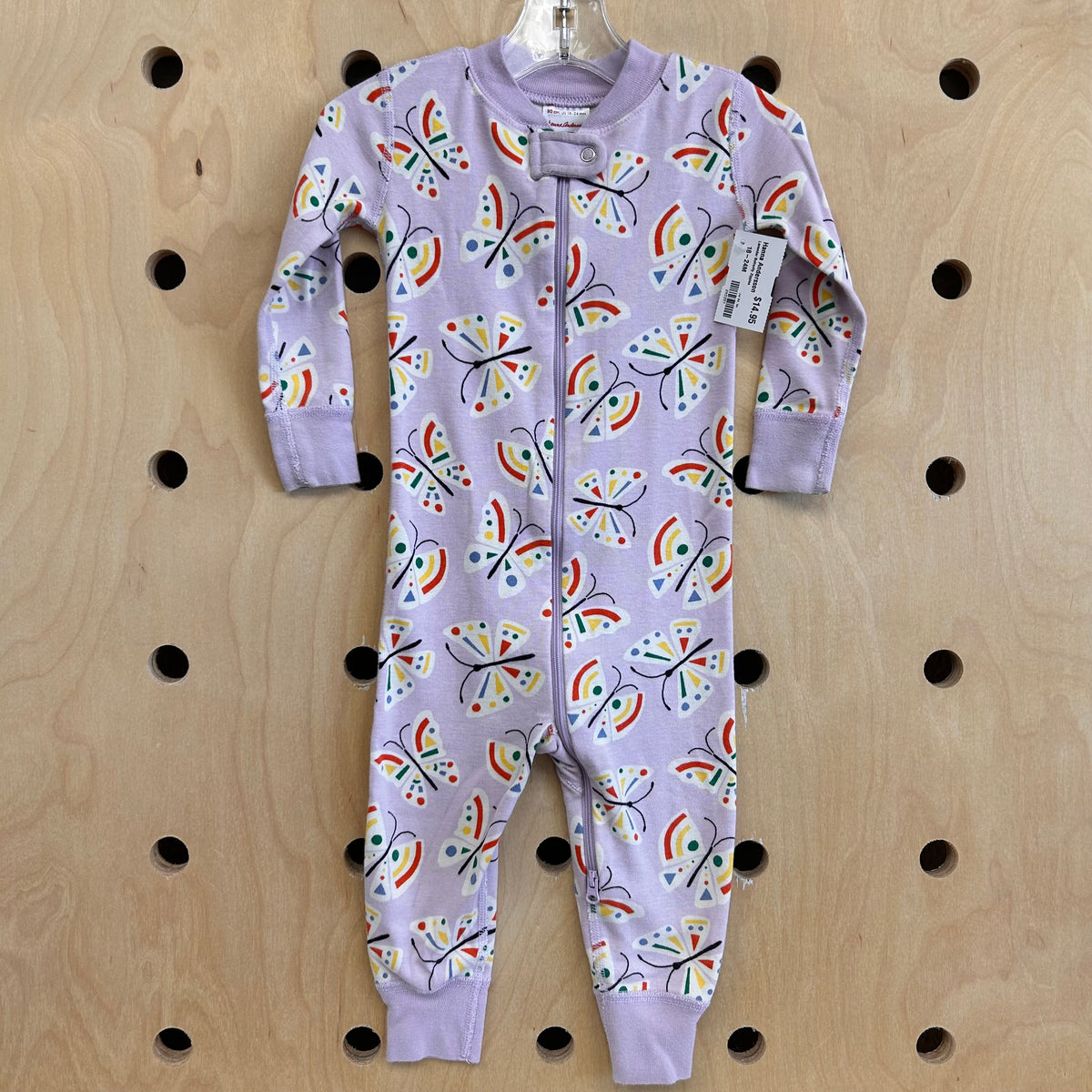 Lavender Butterfly Zippies