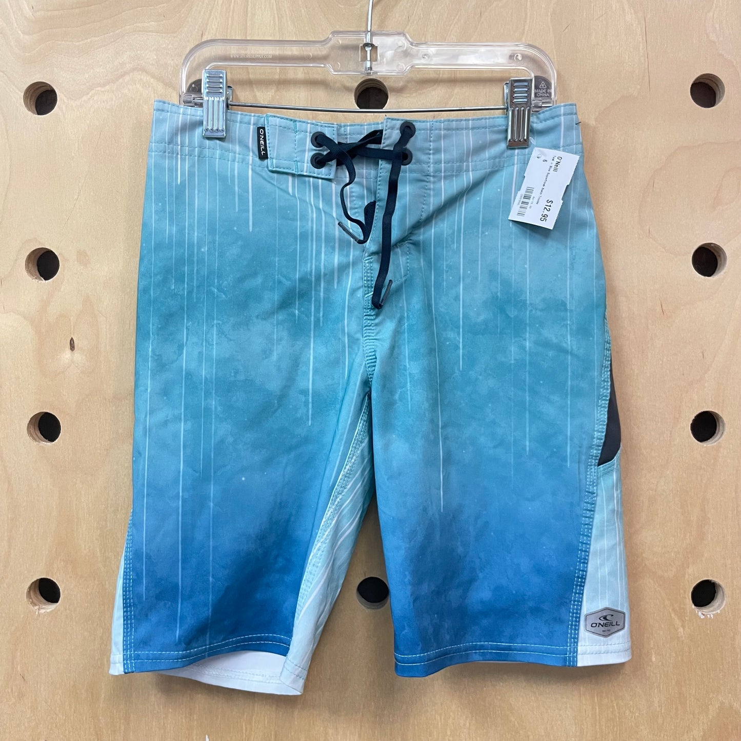 Teal + Blue Superfreak Swim Trunks