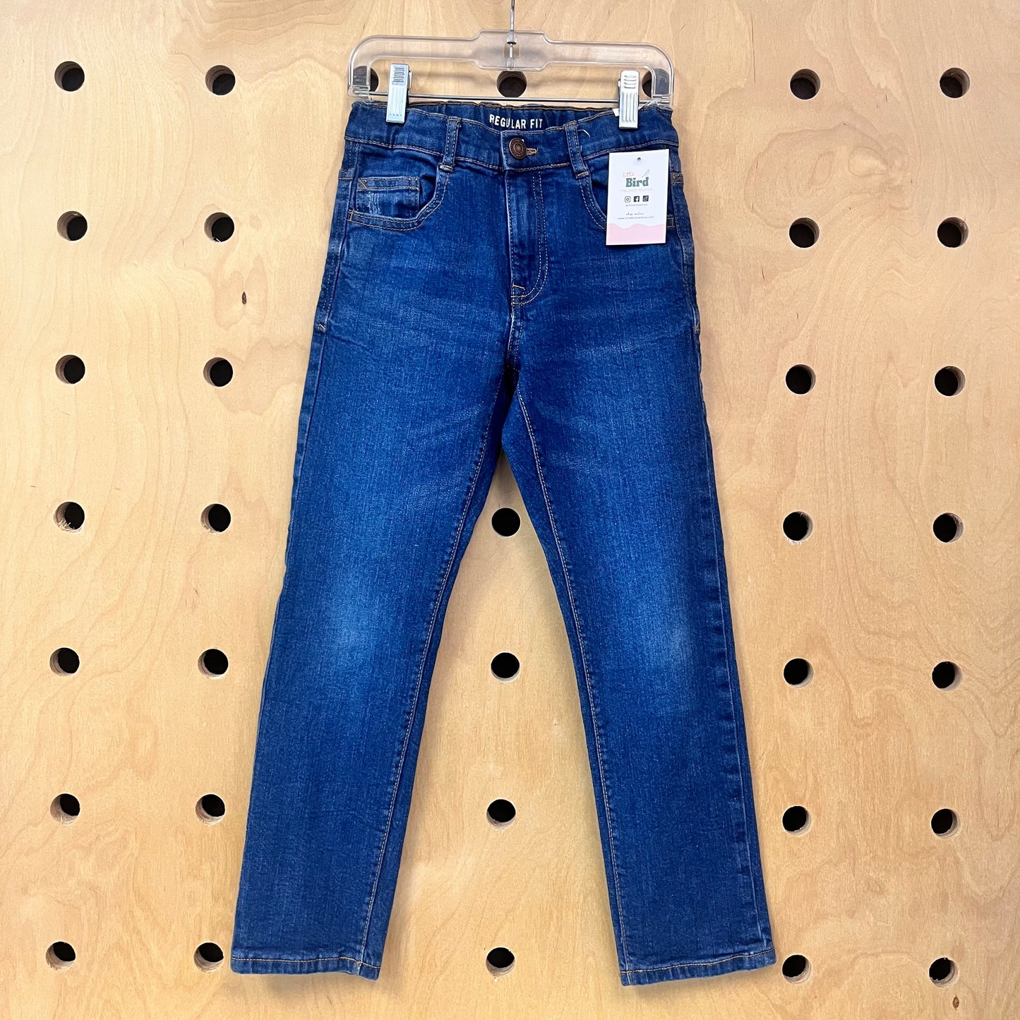 Medium Wash Regular Fit Denim