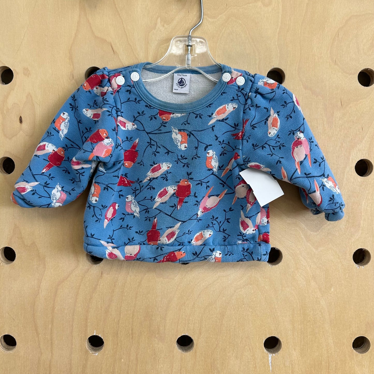 Blue Birds Pullover