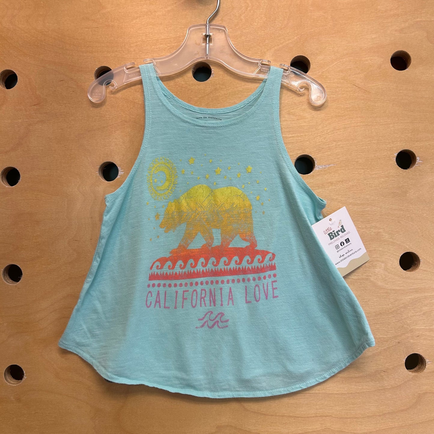 Blue California Love Tank