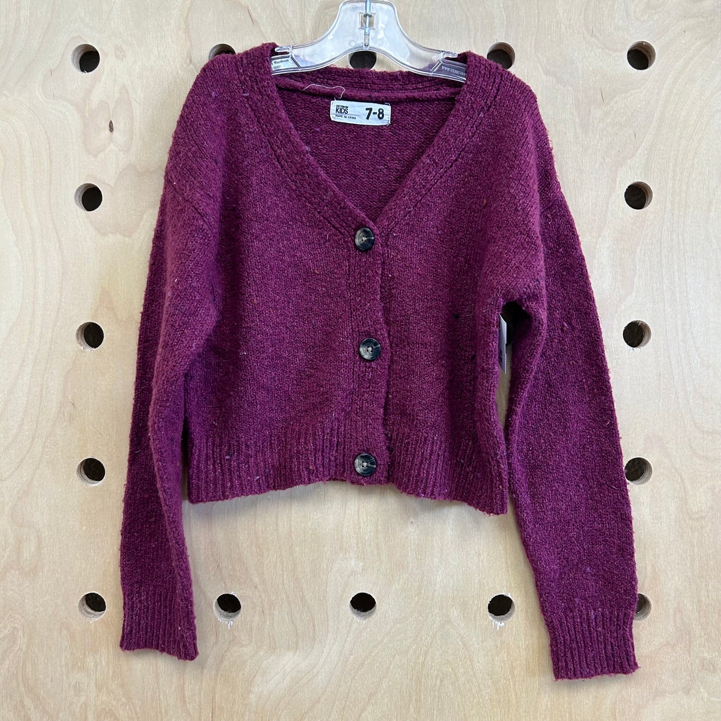 Cranberry Cardigan