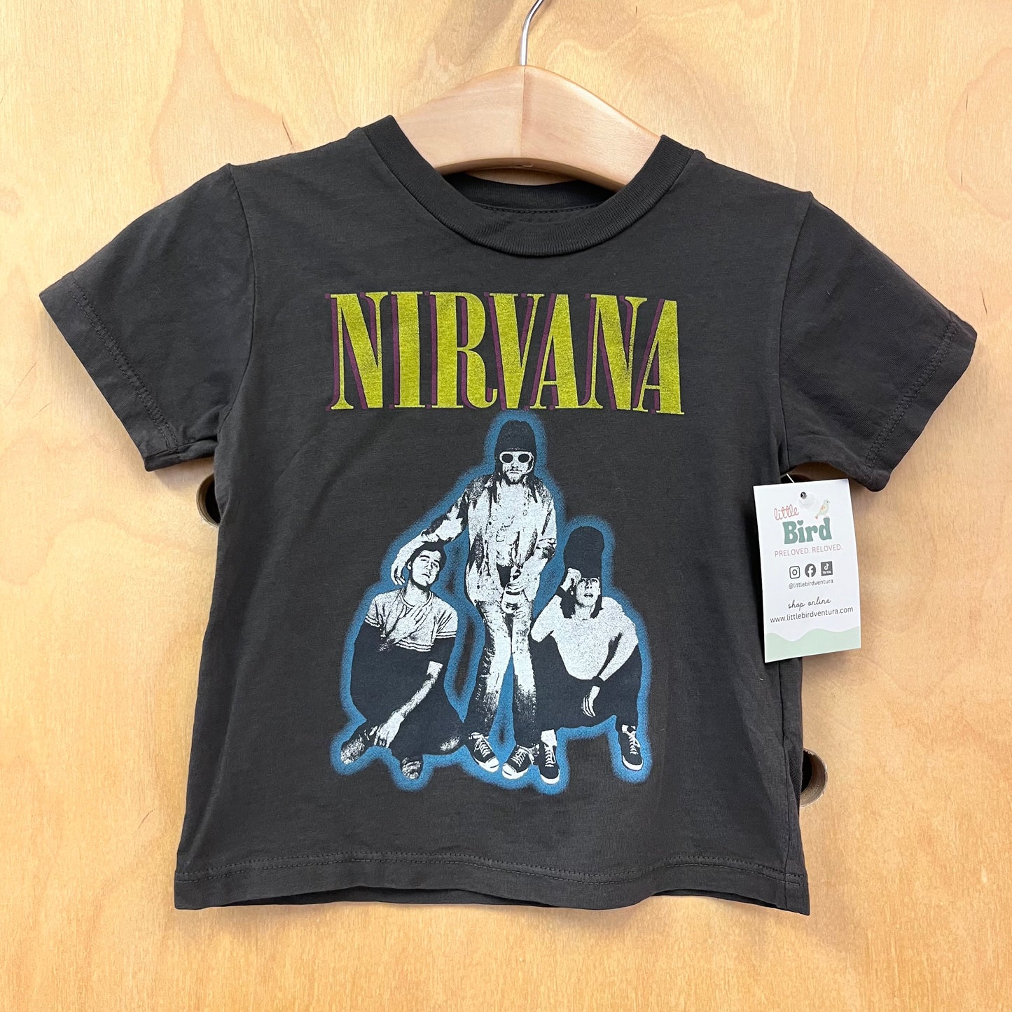 Organic Grey 'Nirvana' Tee