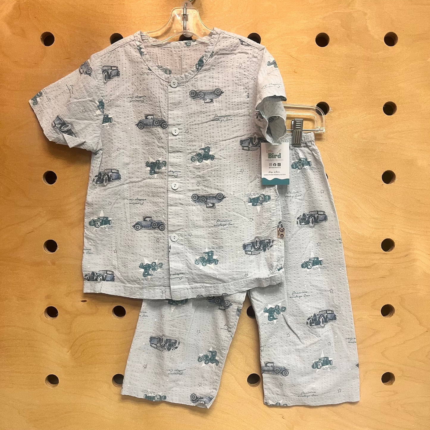 Blue Vintage Cars Lightweight Outfit