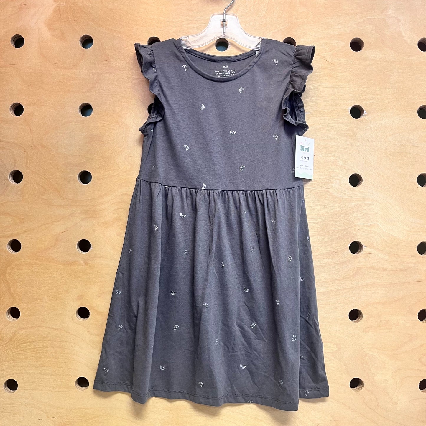Grey Sparkle Rainbows Dress NEW!