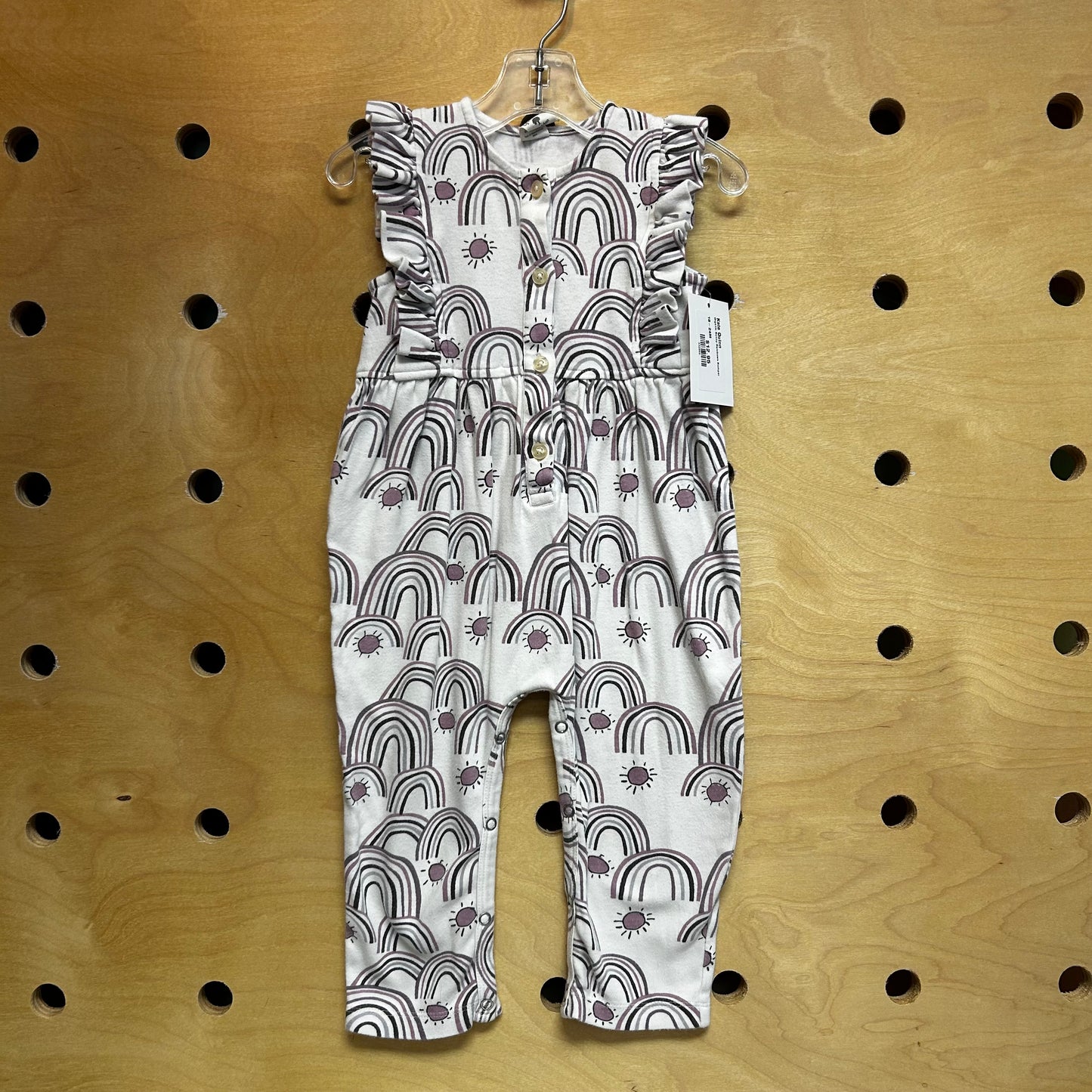 Organic Sunny Rainbows Romper