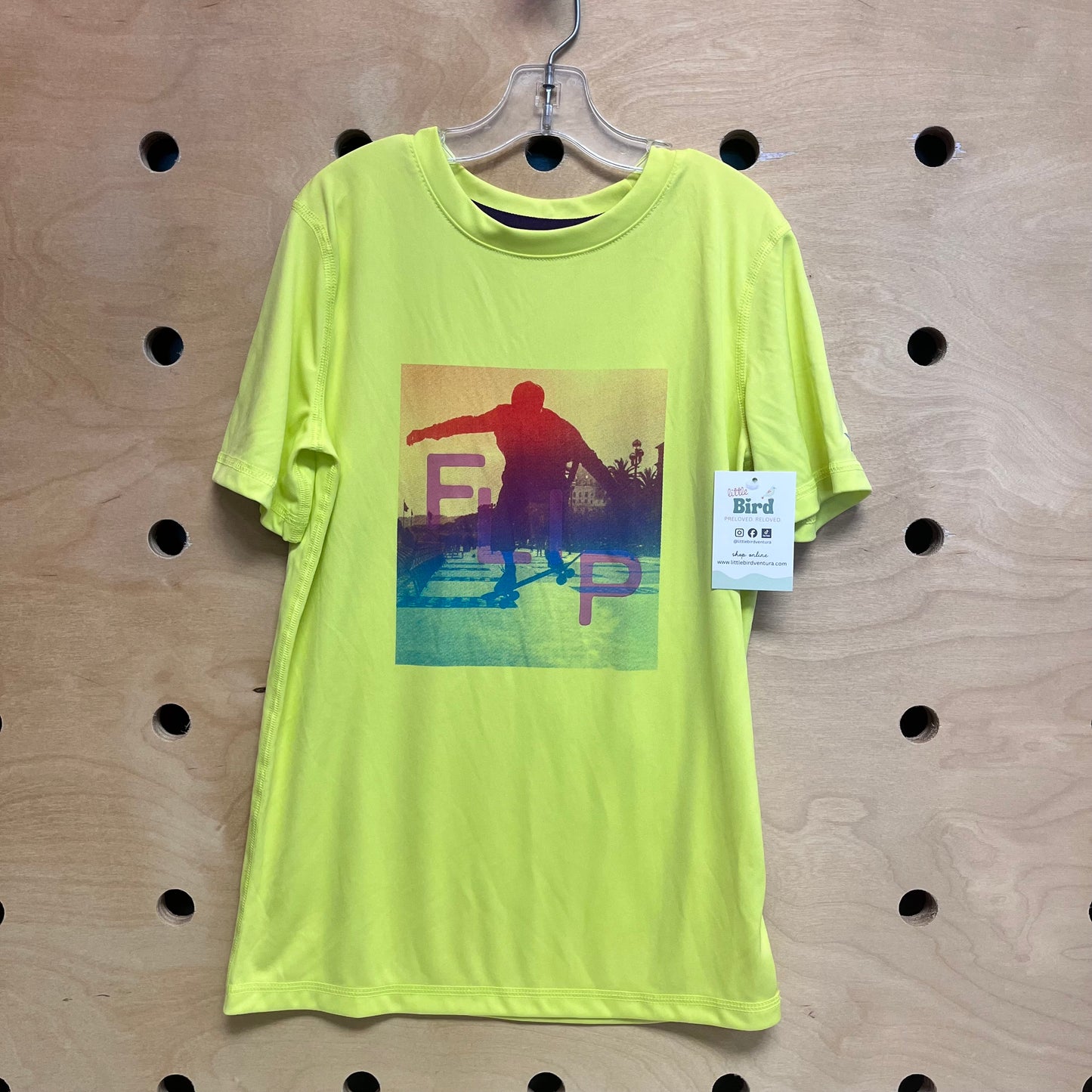 Yellow 'Flip' Quick Dry Tee