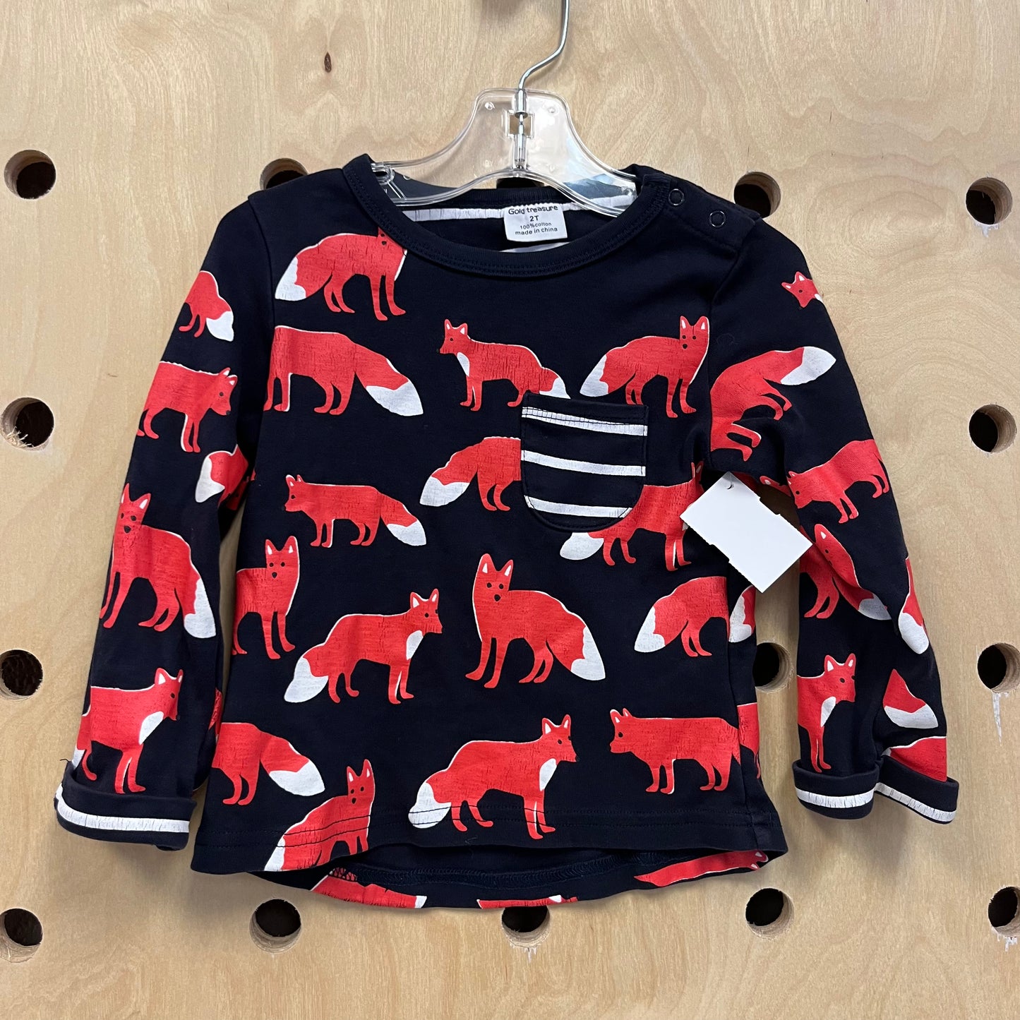 Blue Fox Long Sleeve Tee