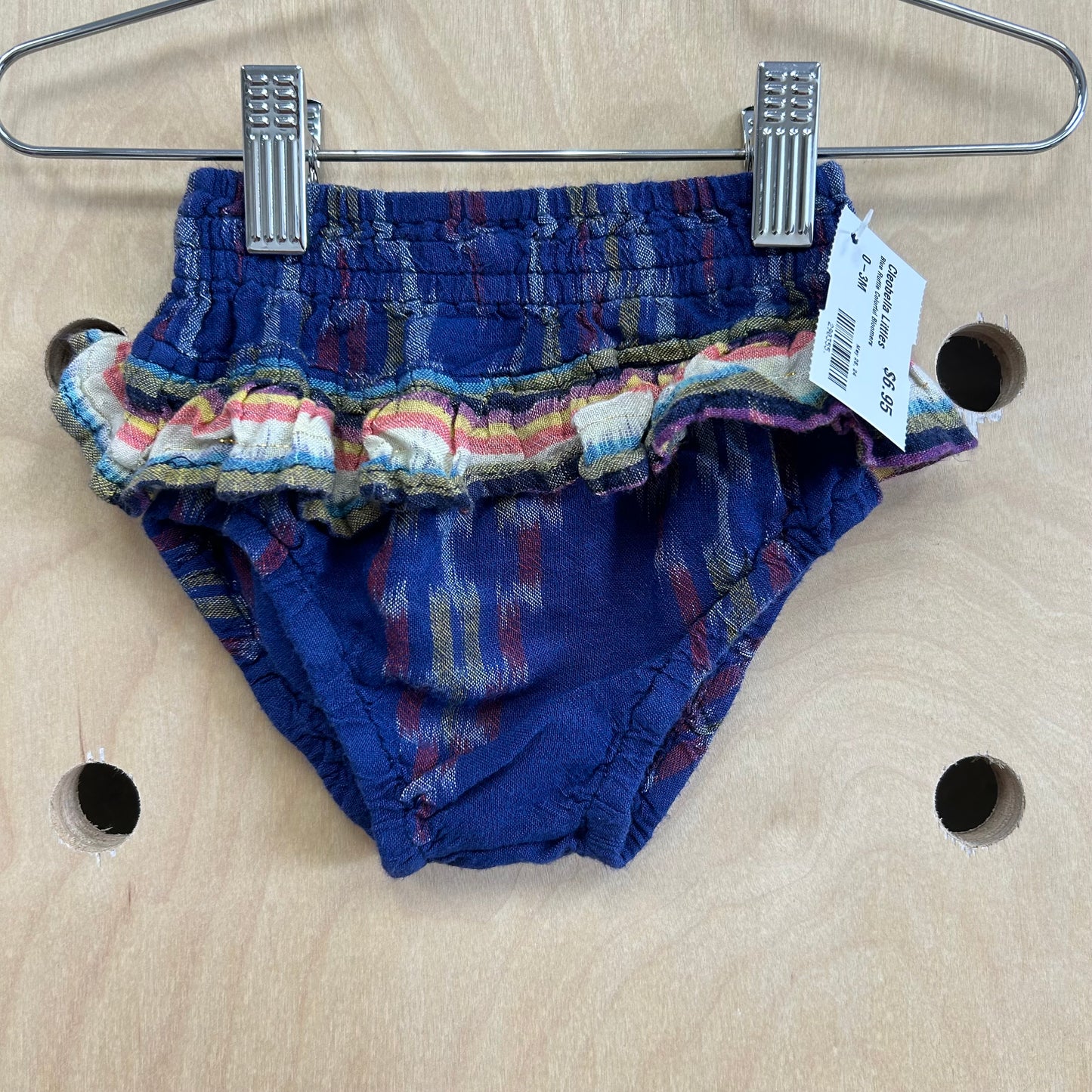 Blue Ruffle Colorful Bloomers