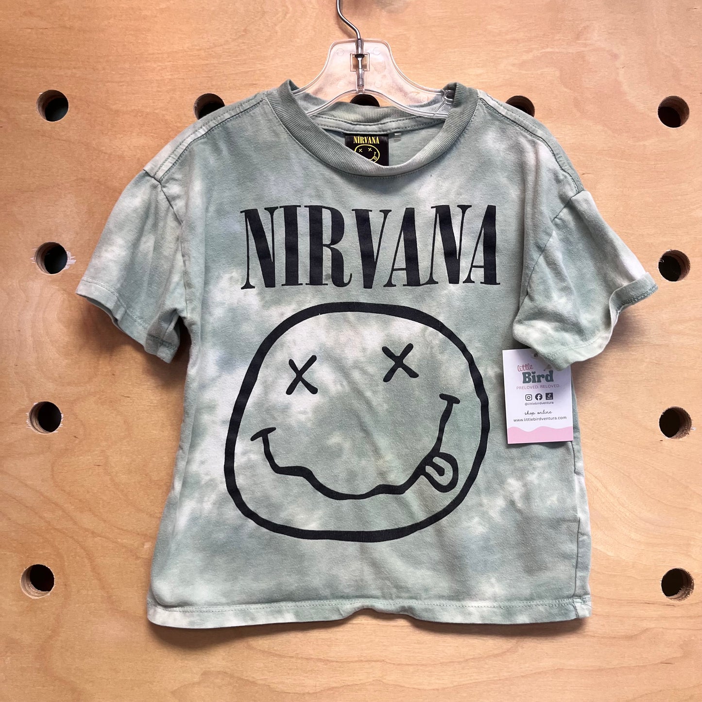 Green Tie Dye Nirvana Tee