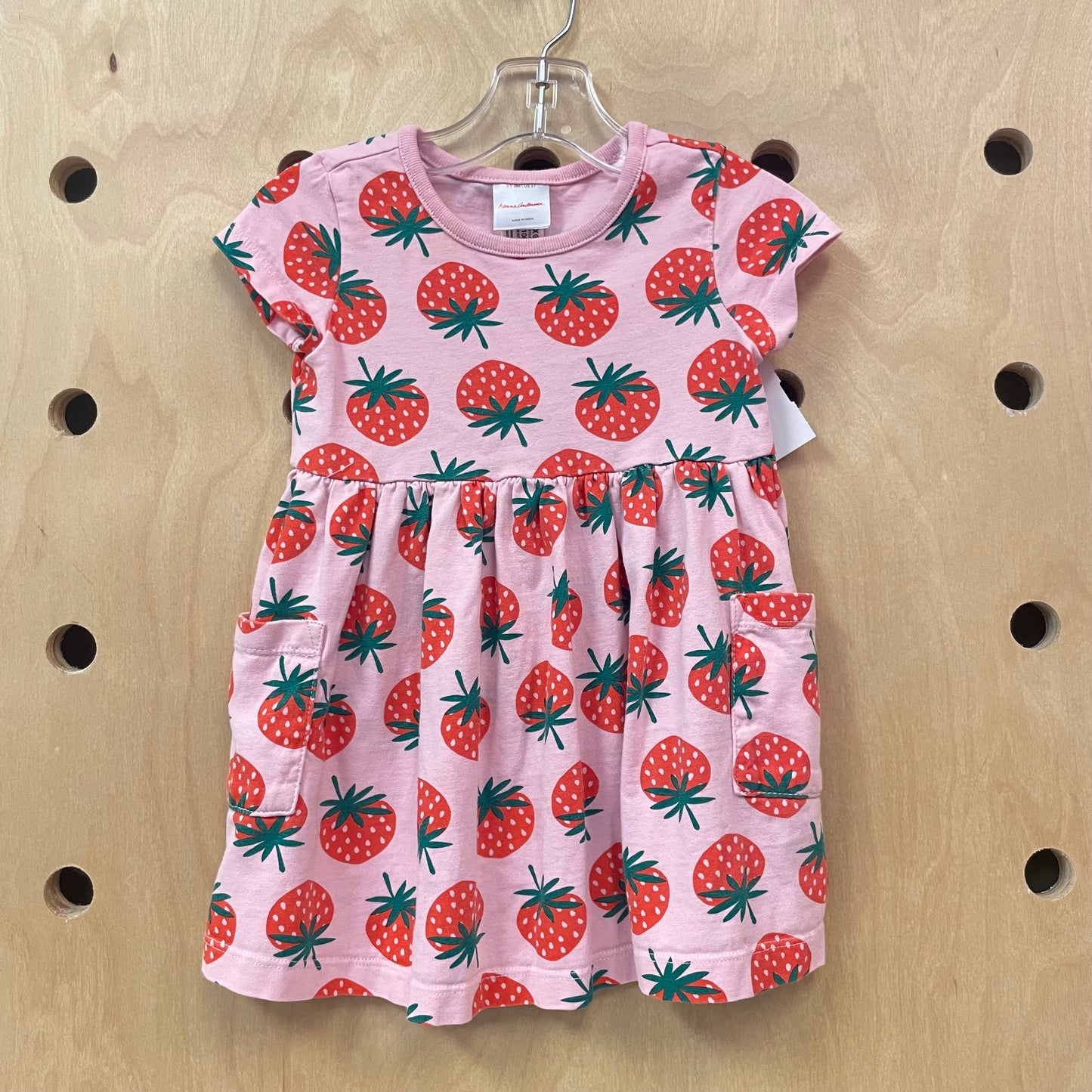Pink Strawberries Dress