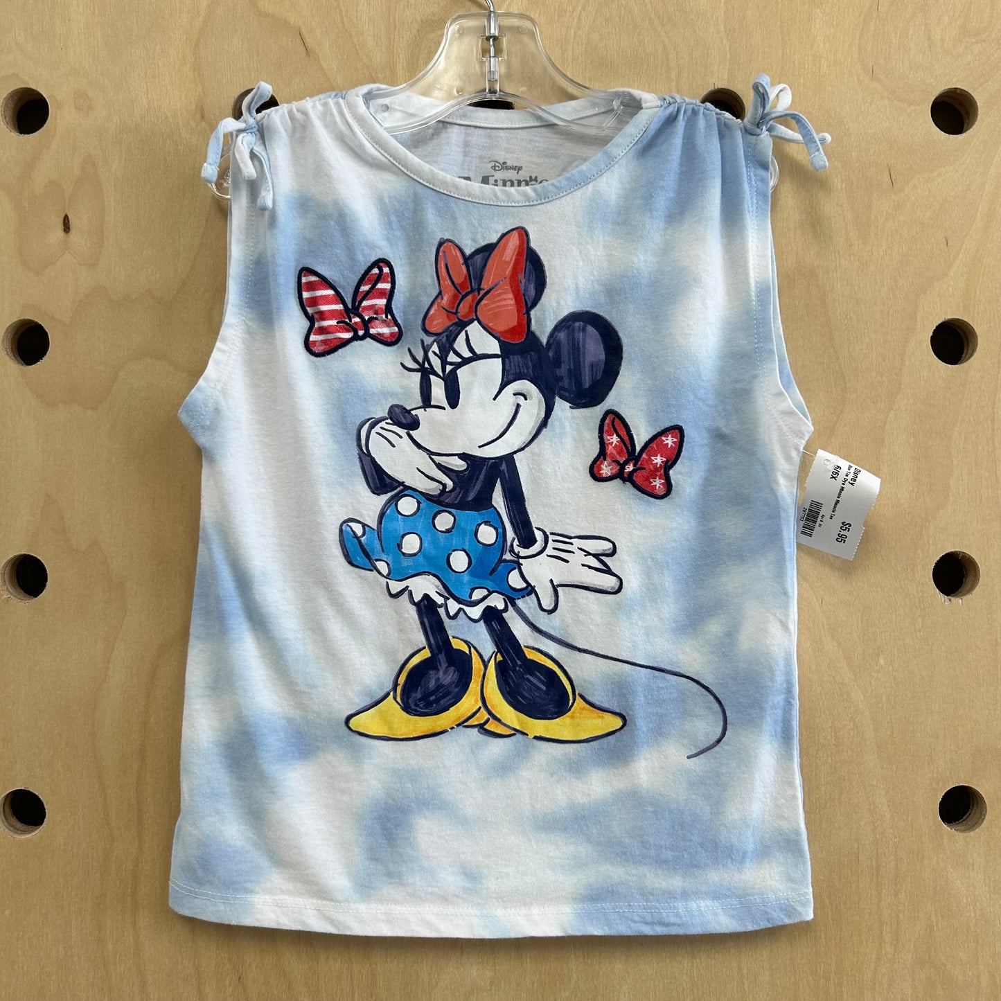 Blue Tie Dye Minnie Muscle Tee