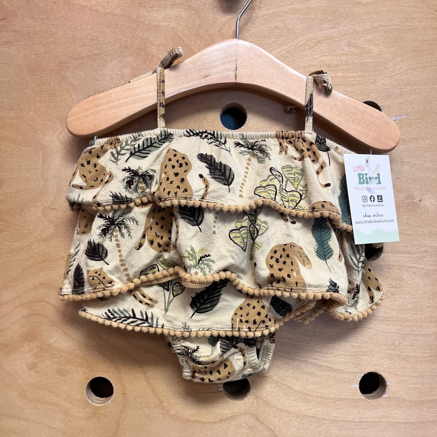 Yellow Bamboo Cheetah Outfit