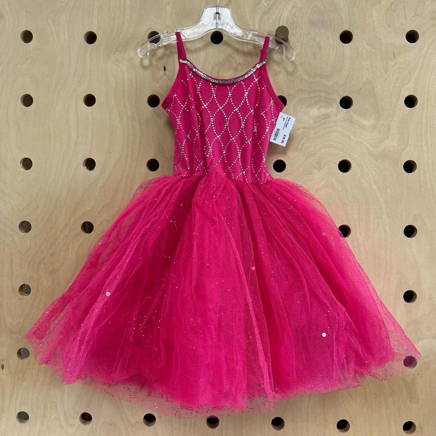 Pink Tulle Sparkle Dress