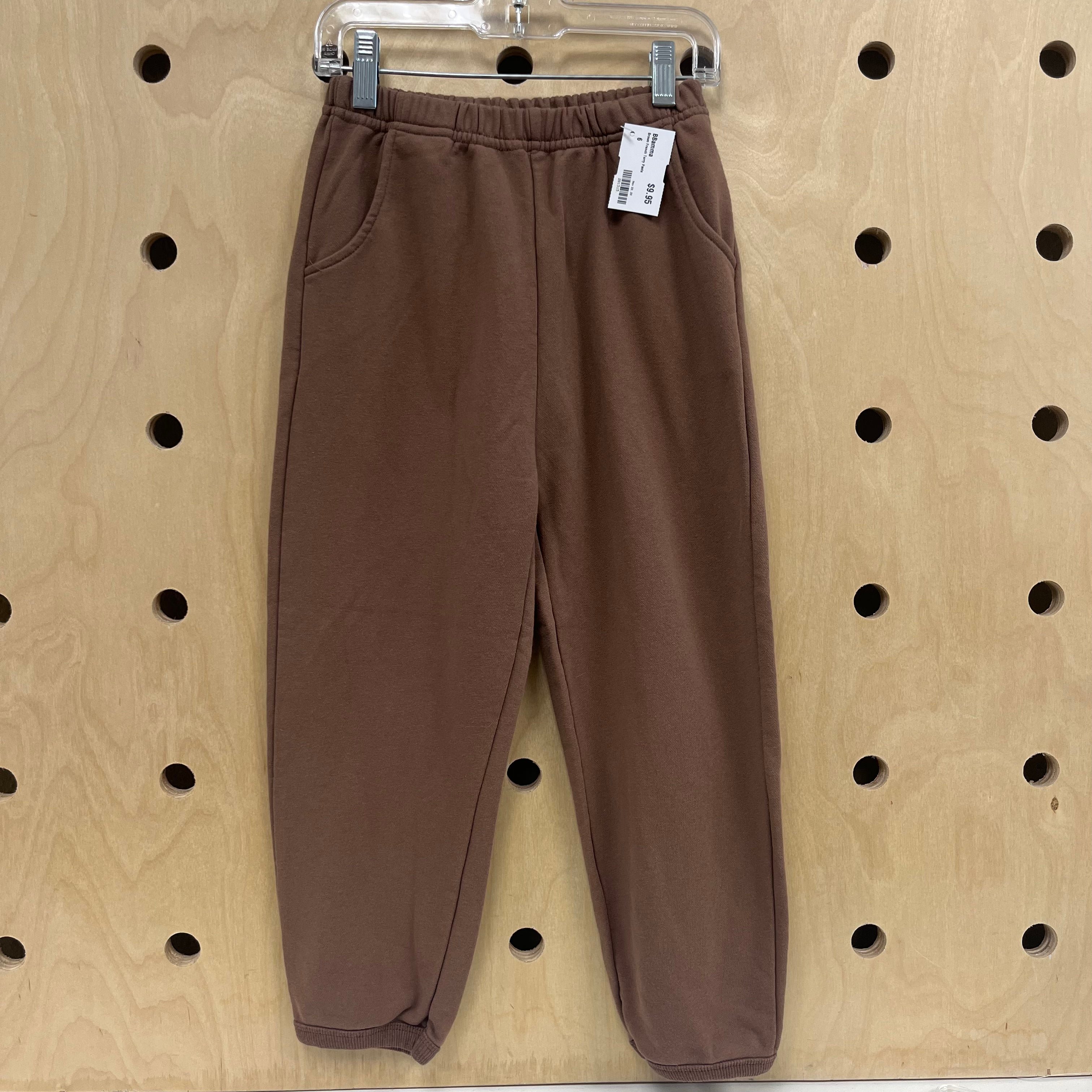 Brown French Terry Pants