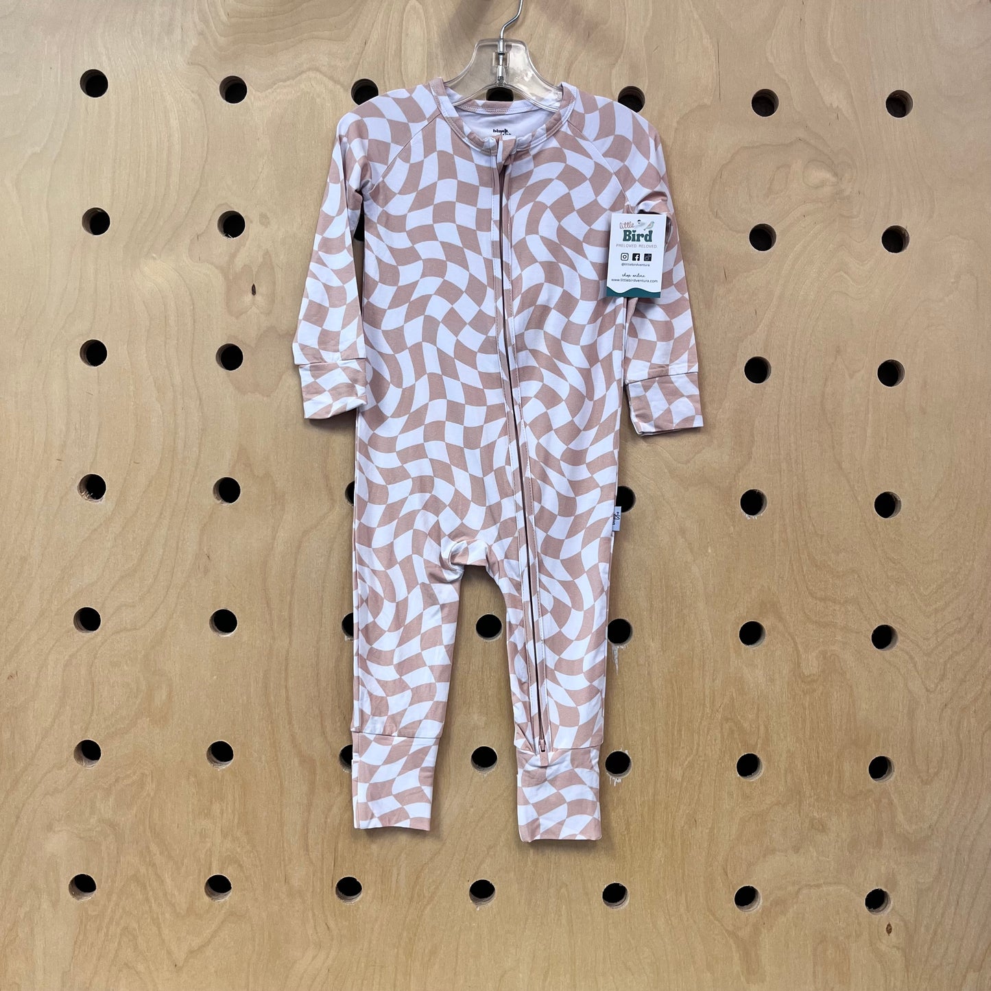 Clay Checkered Bamboo Zippy NEW!