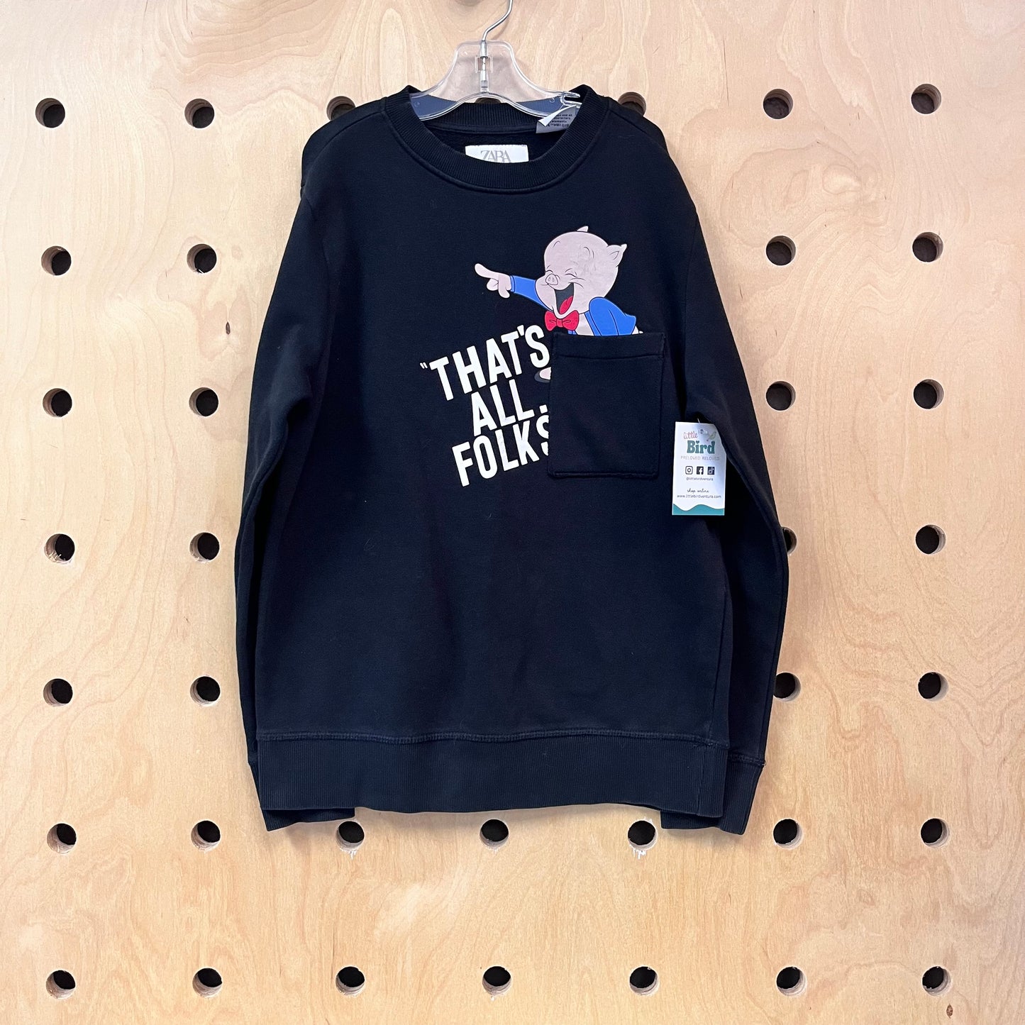 That's All Folks Porky Pig Sweatshirt