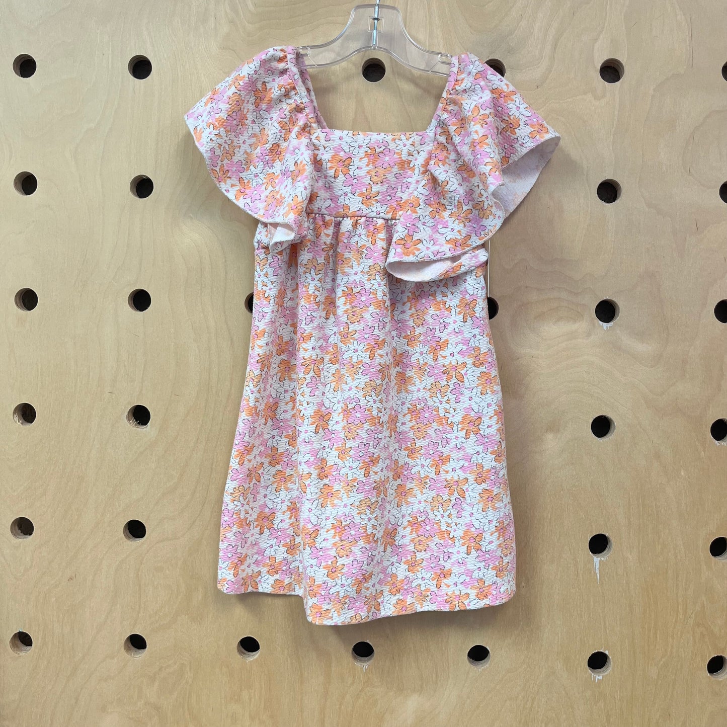 Textured Floral Dress