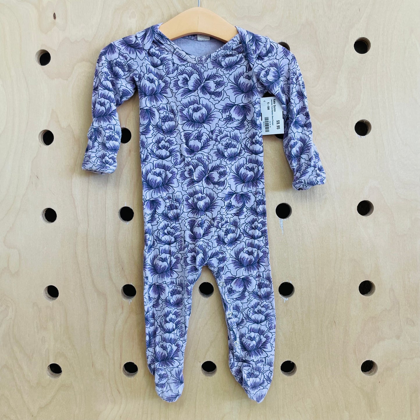 Lavender Floral Bamboo Blend Romper