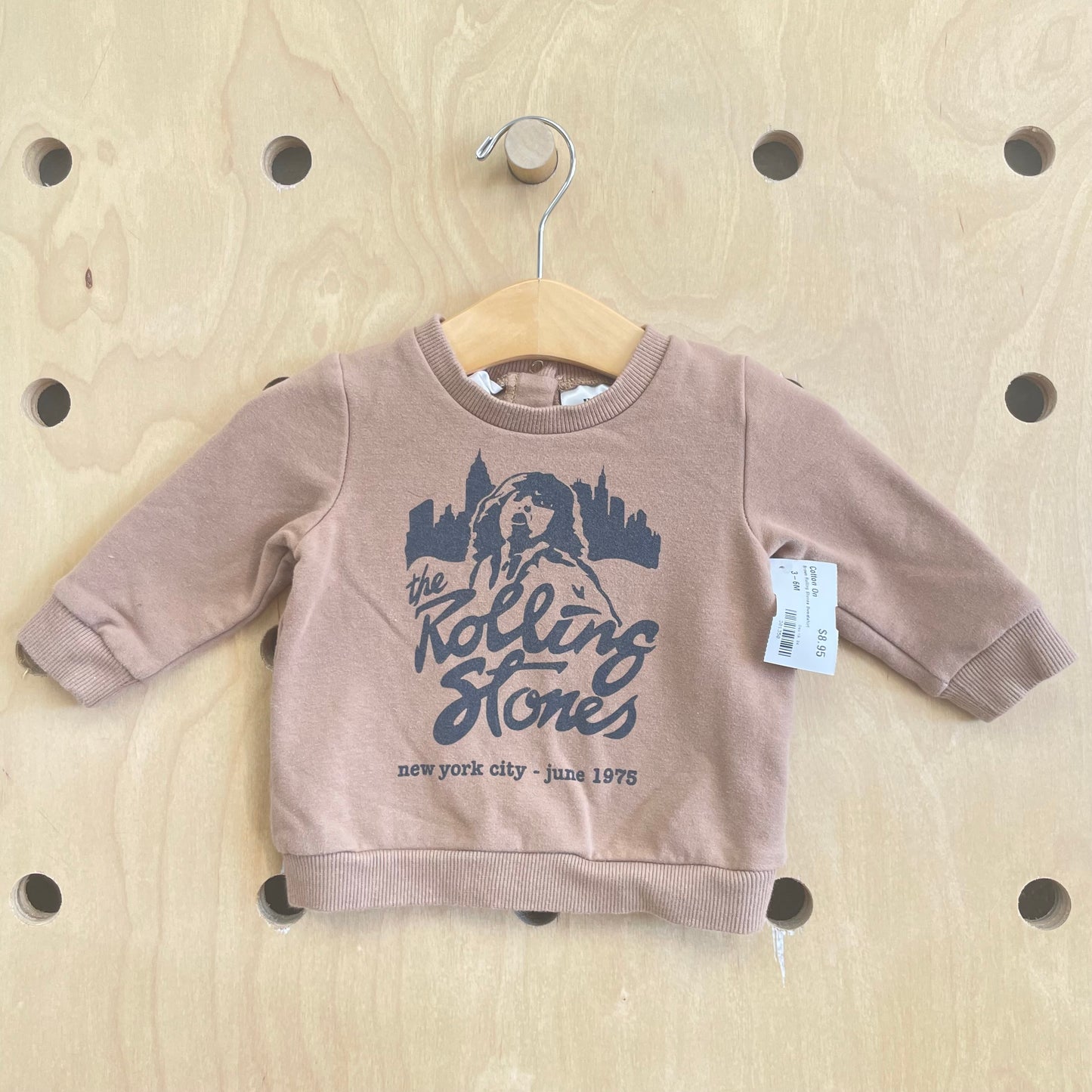 Brown Rolling Stones Sweatshirt