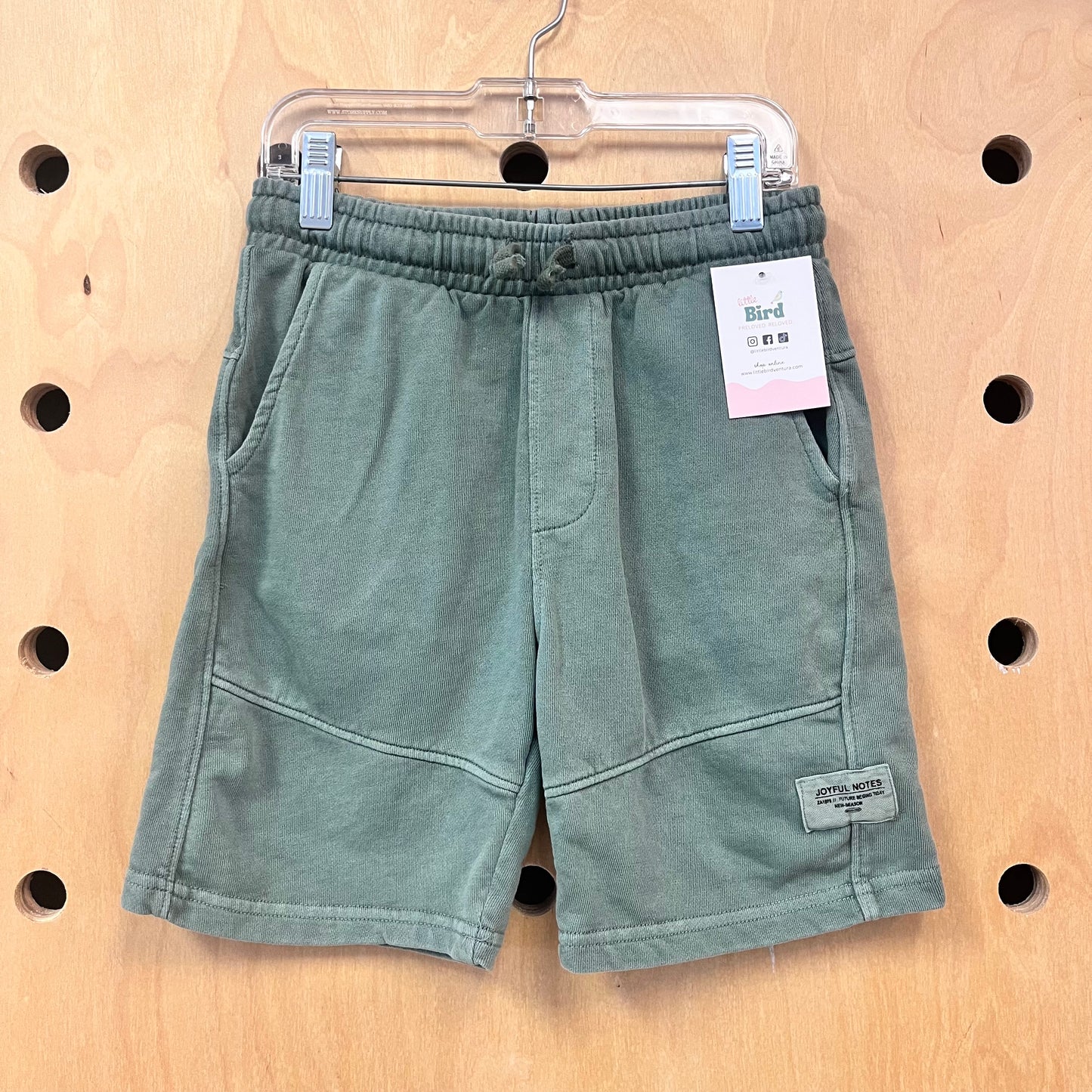 Green Drawstring Shorts