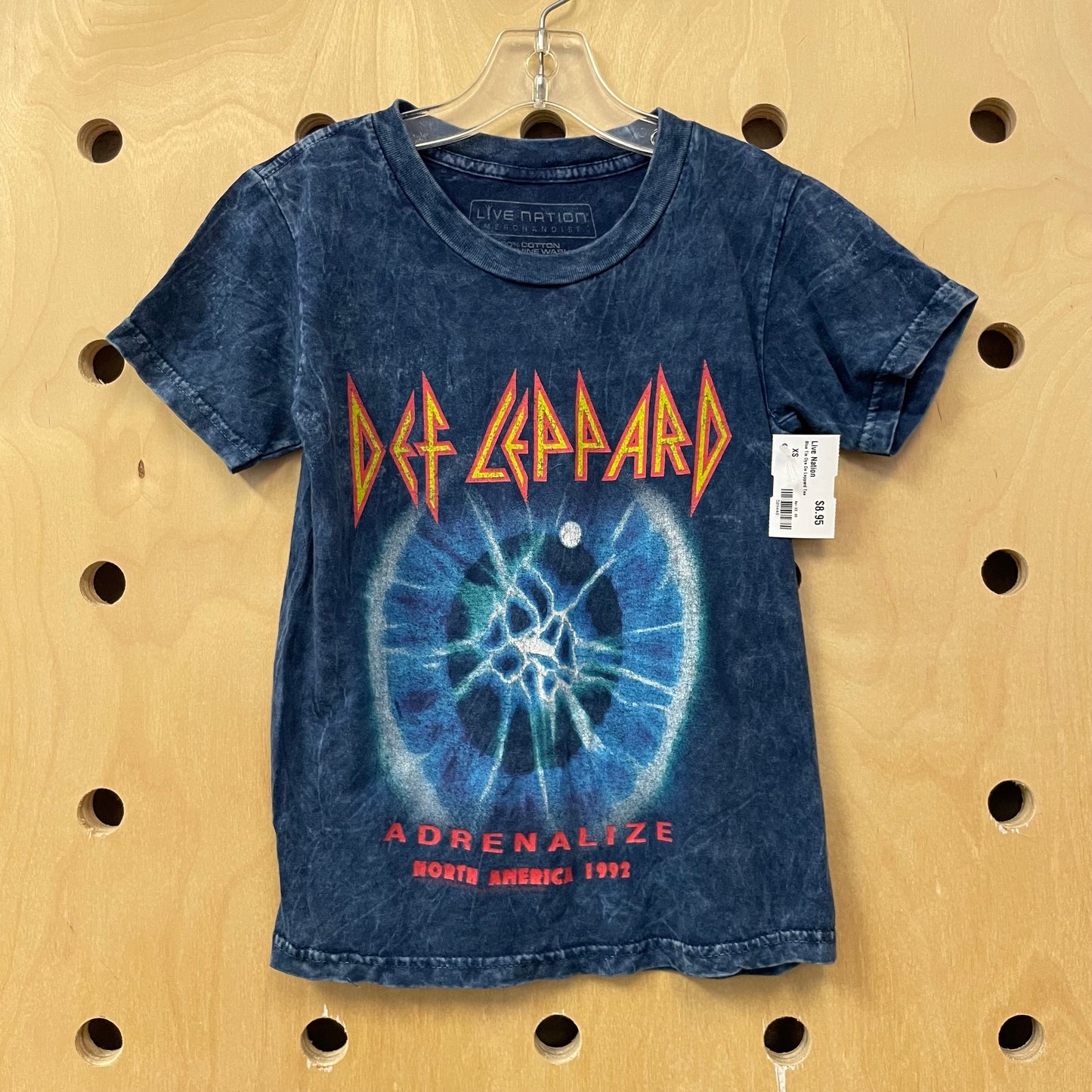 Blue Tie Dye De Leppard Tee