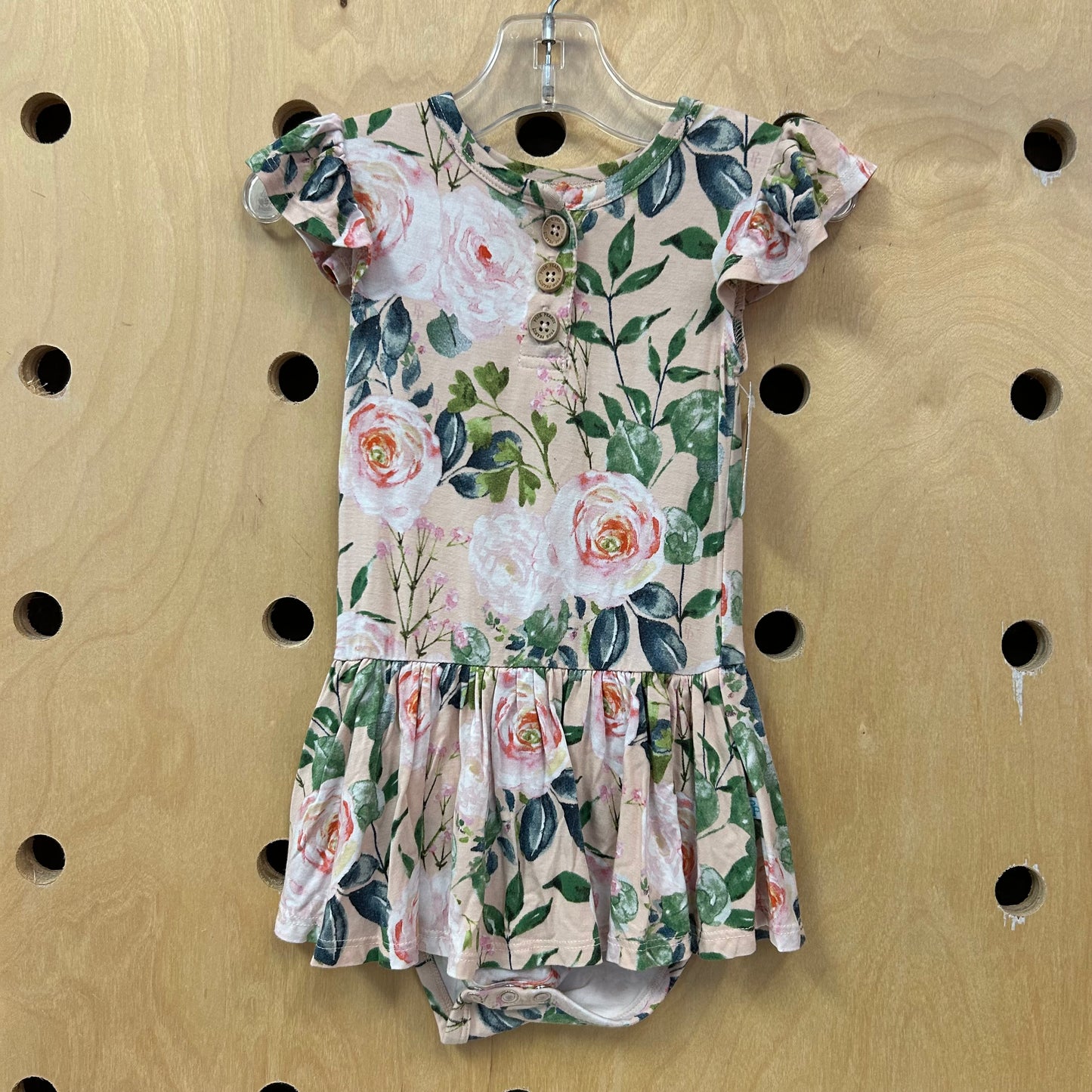 Pink Bamboo Romper