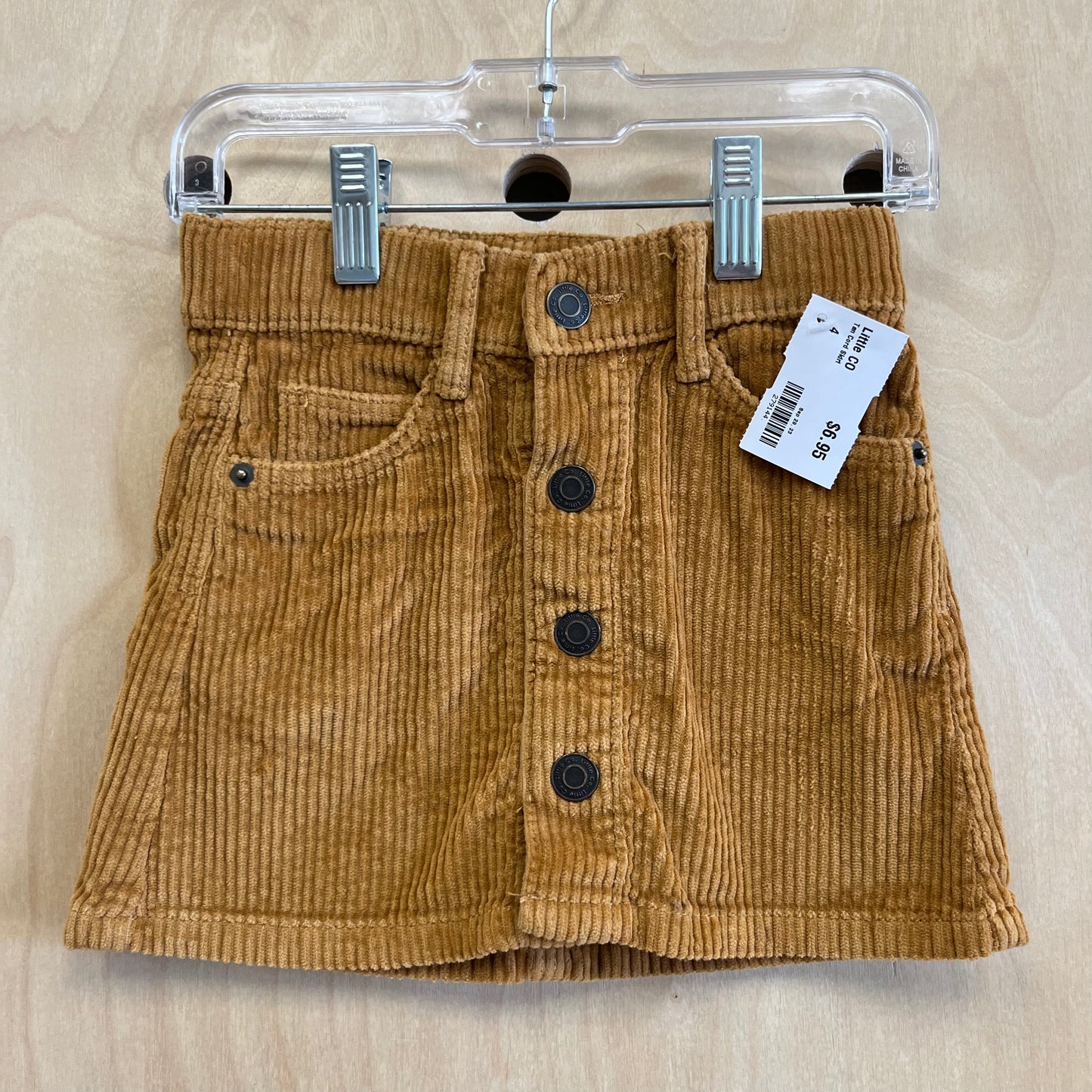 Tan Cord Skirt