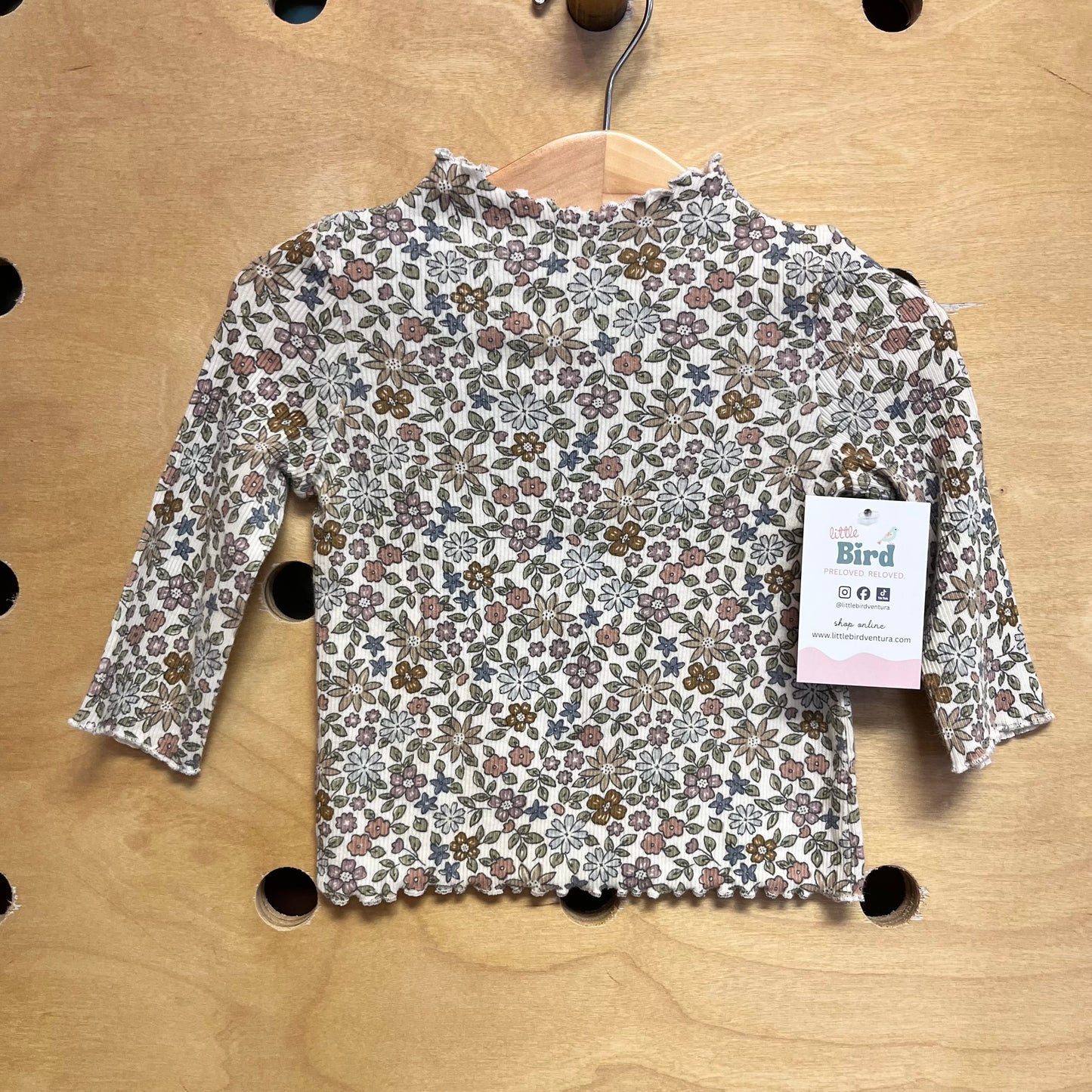 Organic Neautrals Floral LS