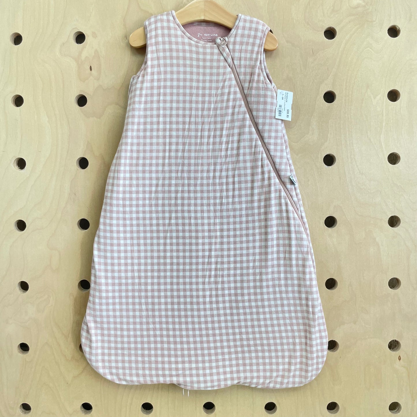 Pink Gingham 2.5 Tog Sleep Blanket