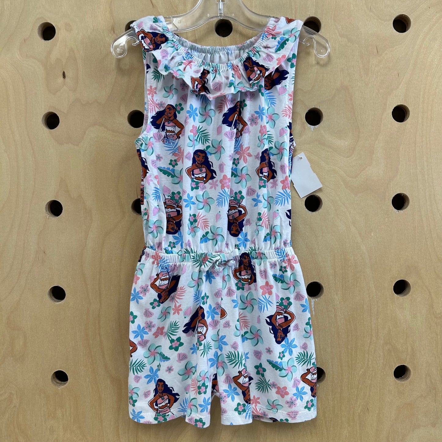 White Floral Moana Romper