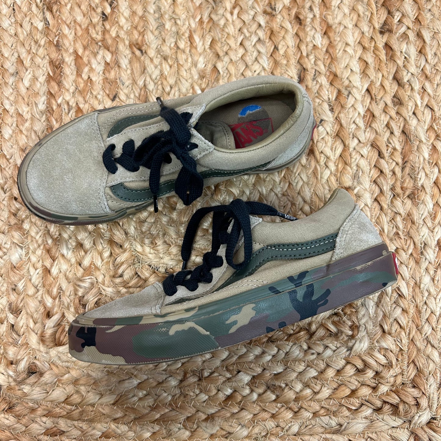 Taupe Camo Sneakers