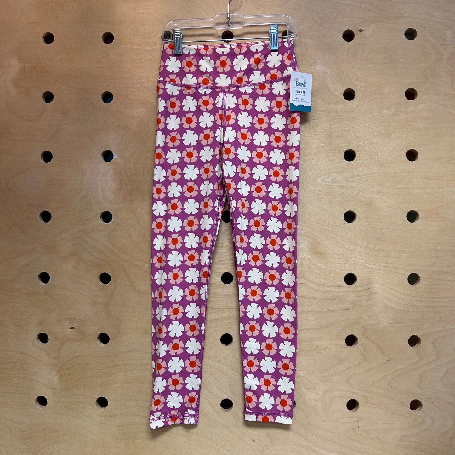 Purple/Pink Floral Leggings