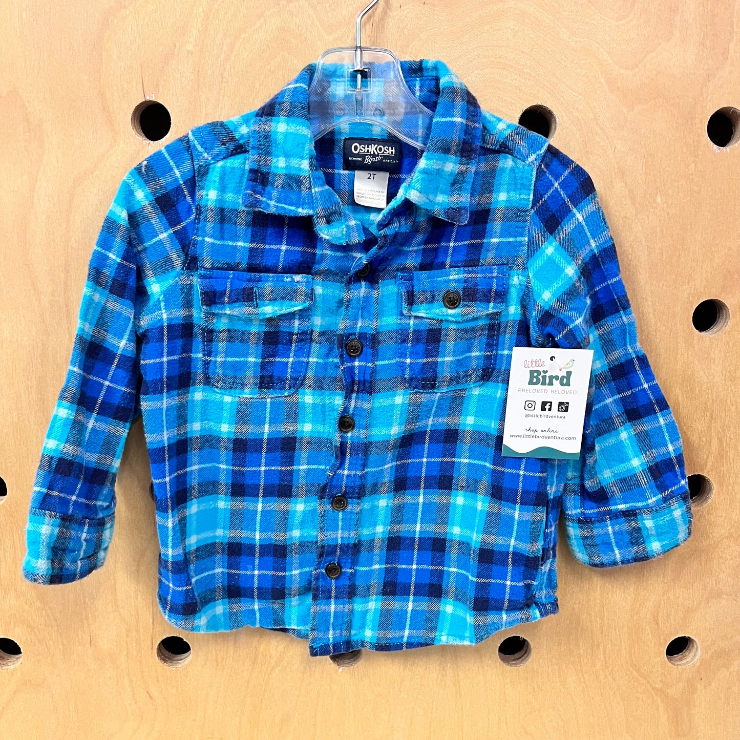 Blue Plaid Flannel