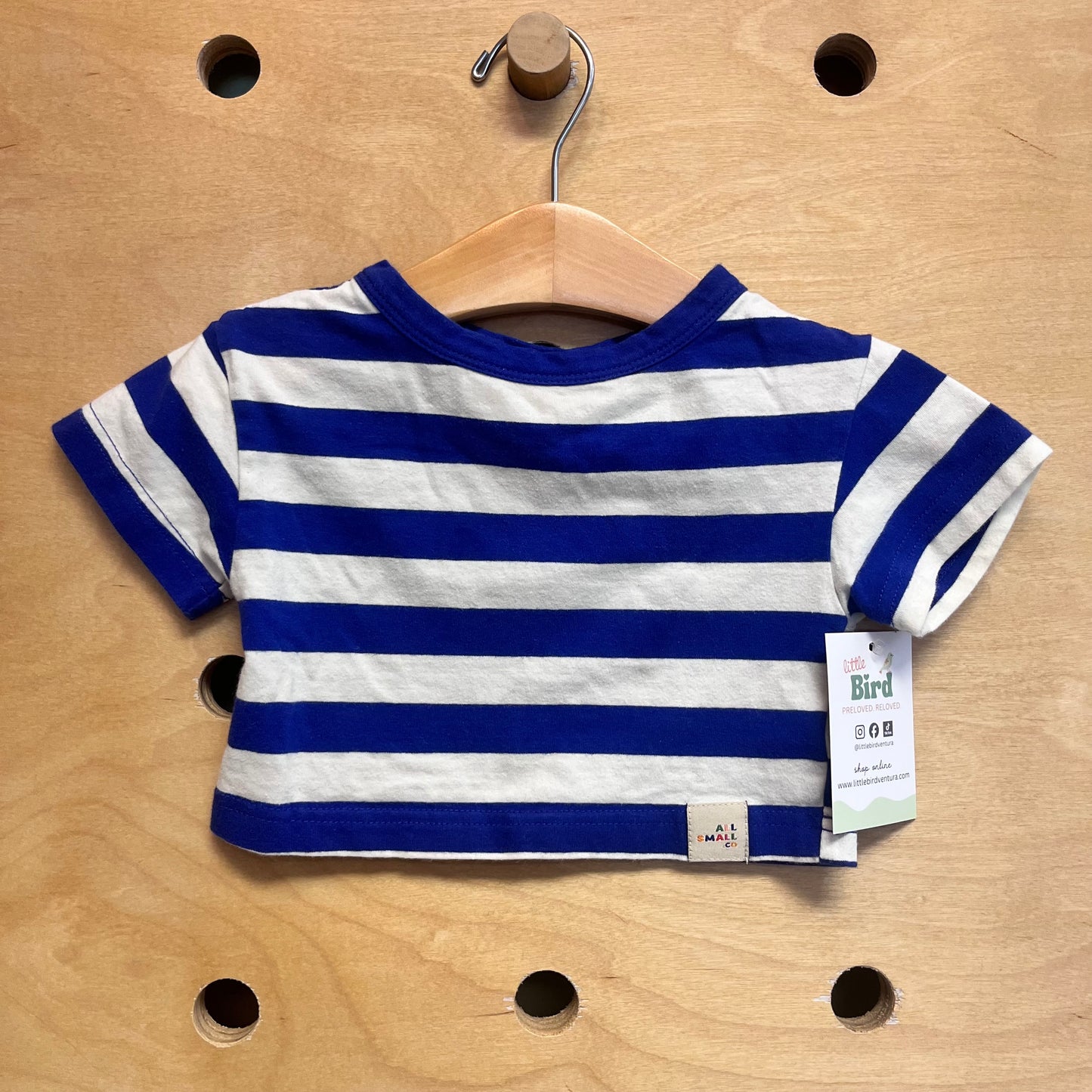 Blue/White Striped Tee