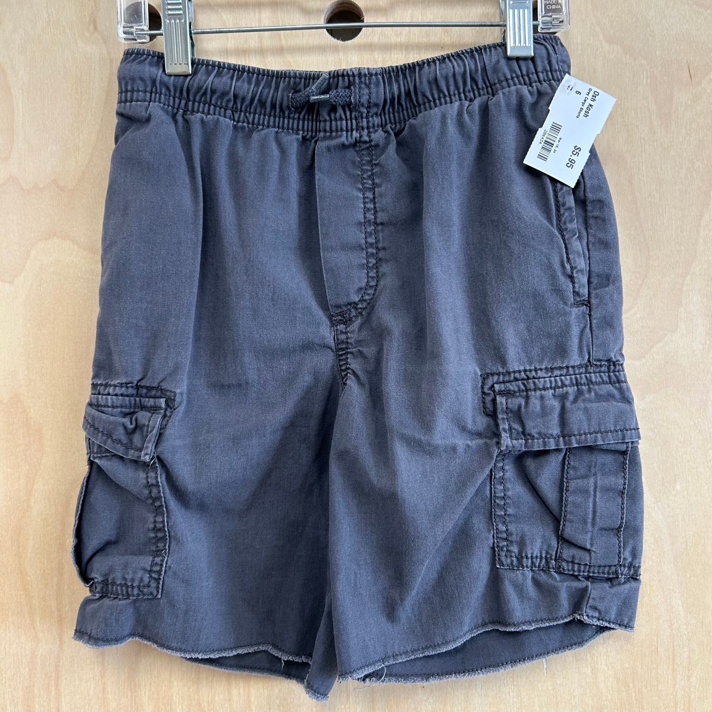 Grey Cargo Shorts