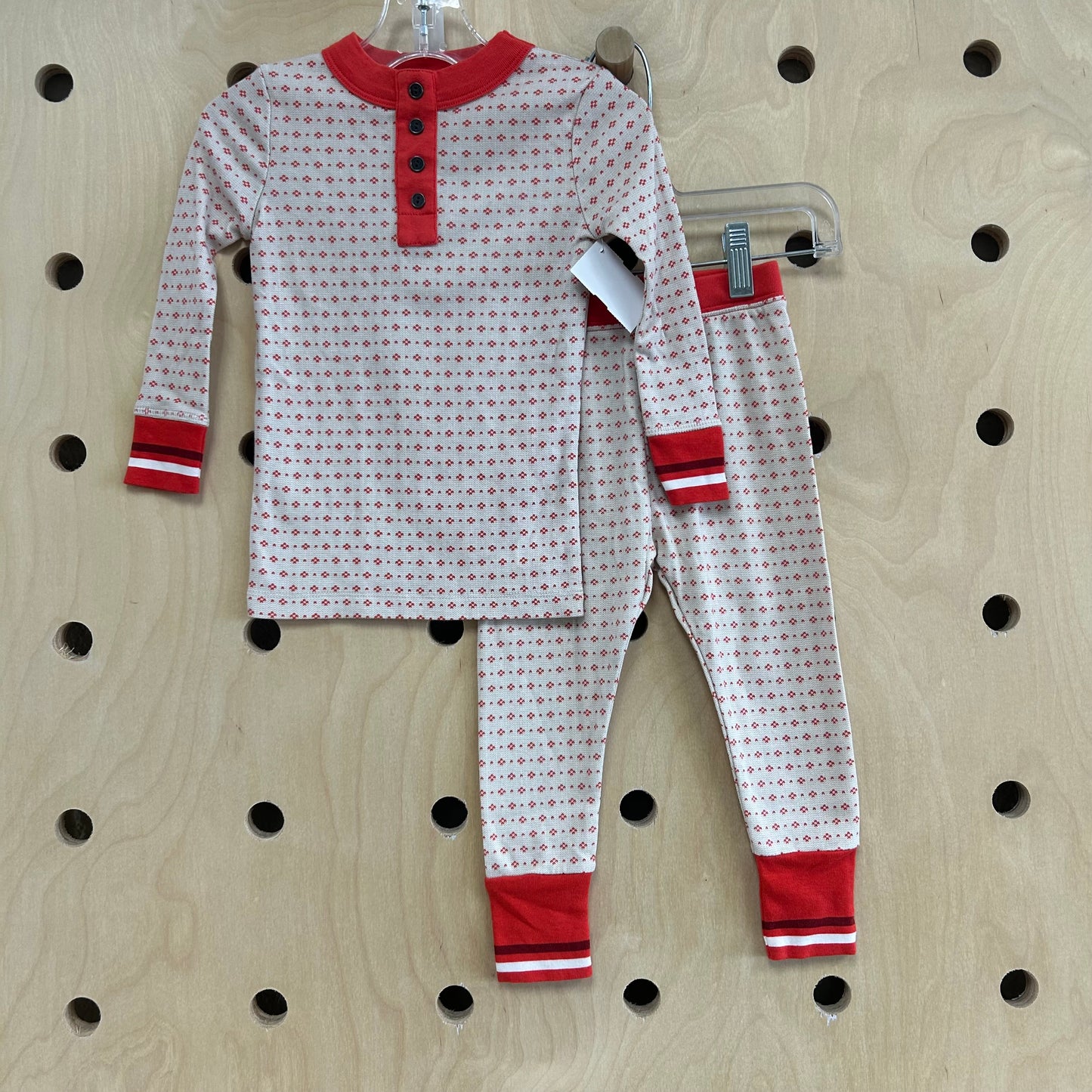 Tan & Red Pajamas