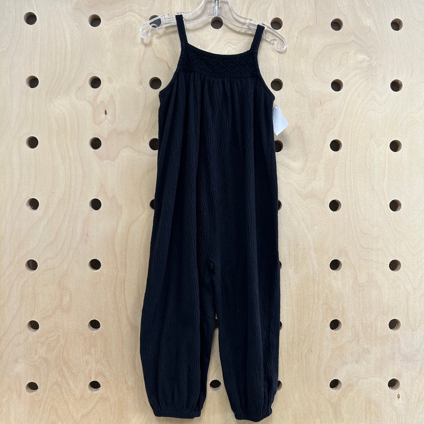 Black Crepe Romper