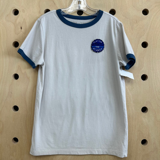 Grey & Blue Play for the Planet Tee