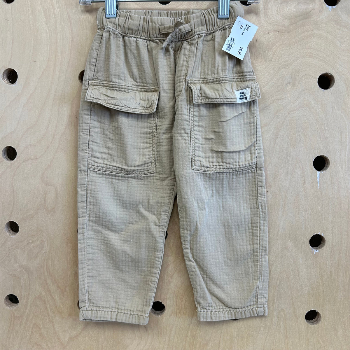 Tan Cotton Pants
