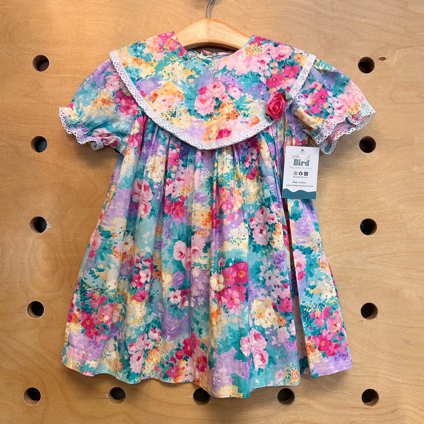 Roanna Watercolor Flowers Dress