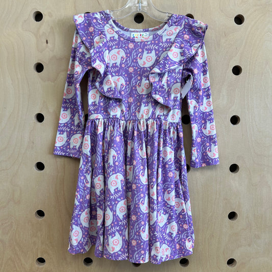 Lavender Elephant Dress
