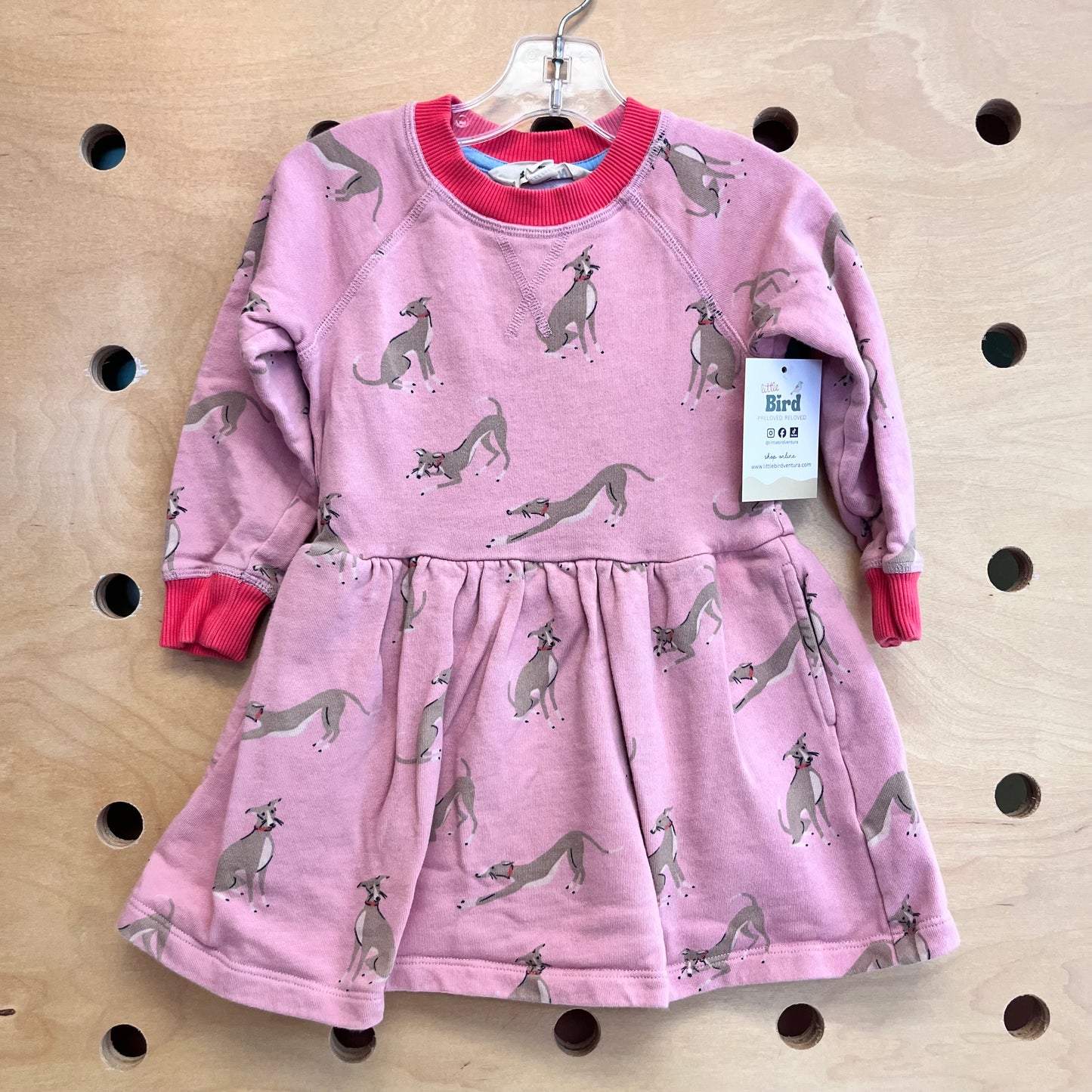 Pink Dog Pocket Dress