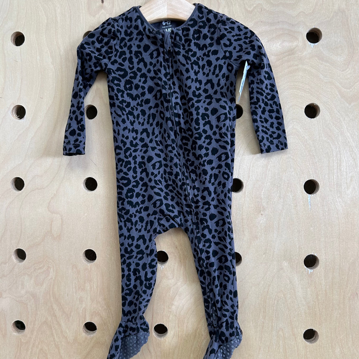 Grey Animal Print Zippy