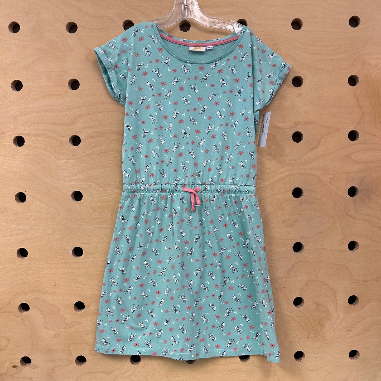 Blue/Pink Flower Giraffes Dress