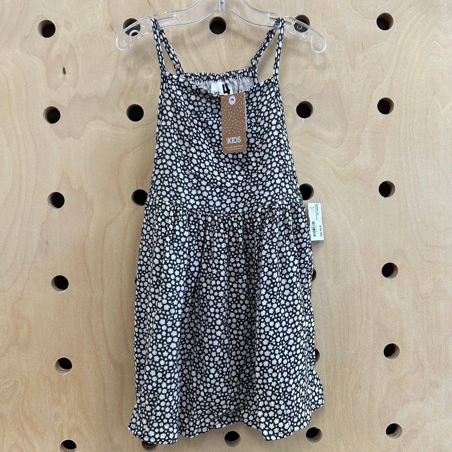 Grey Floral Dress NEW!