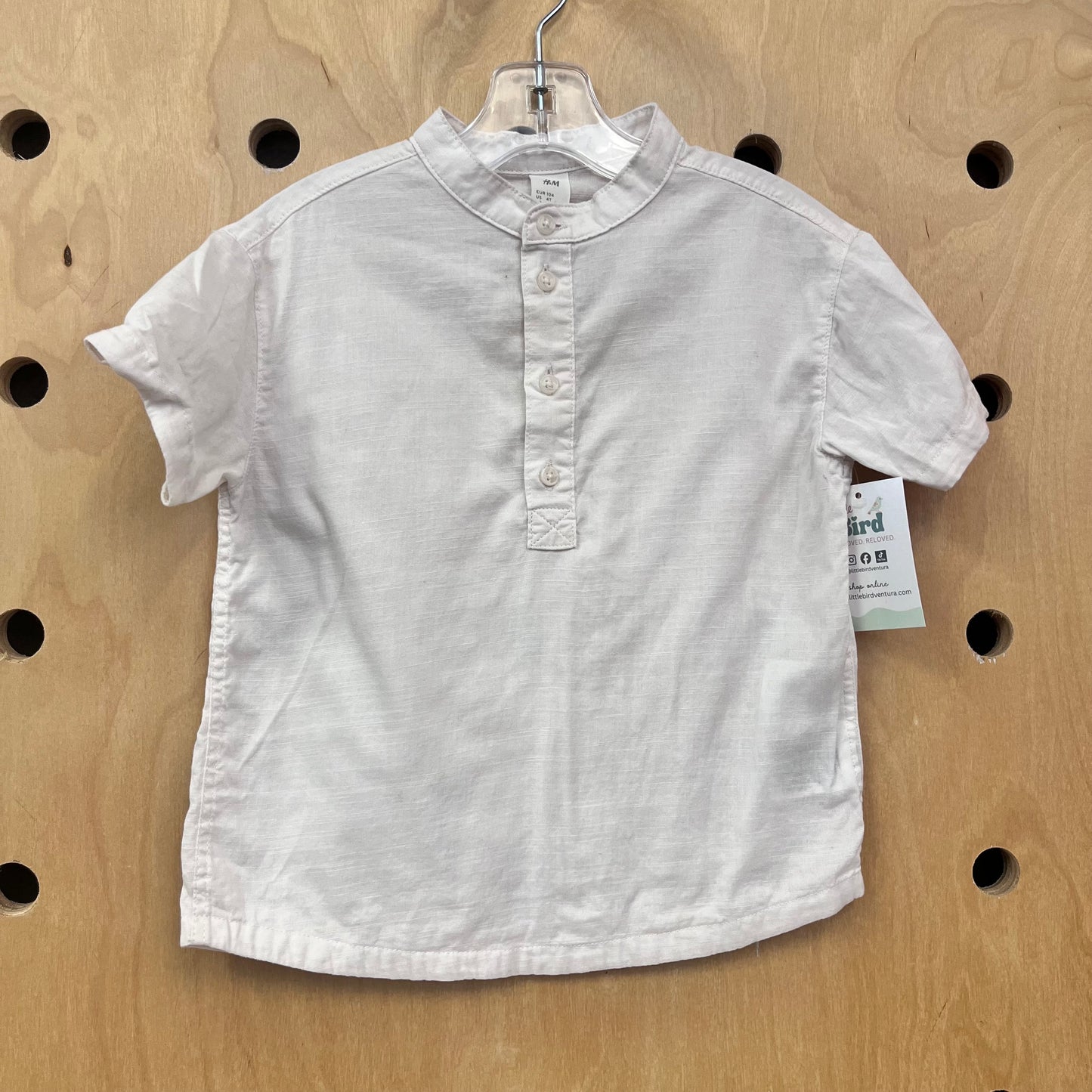 Ivory Cotton Button Shirt