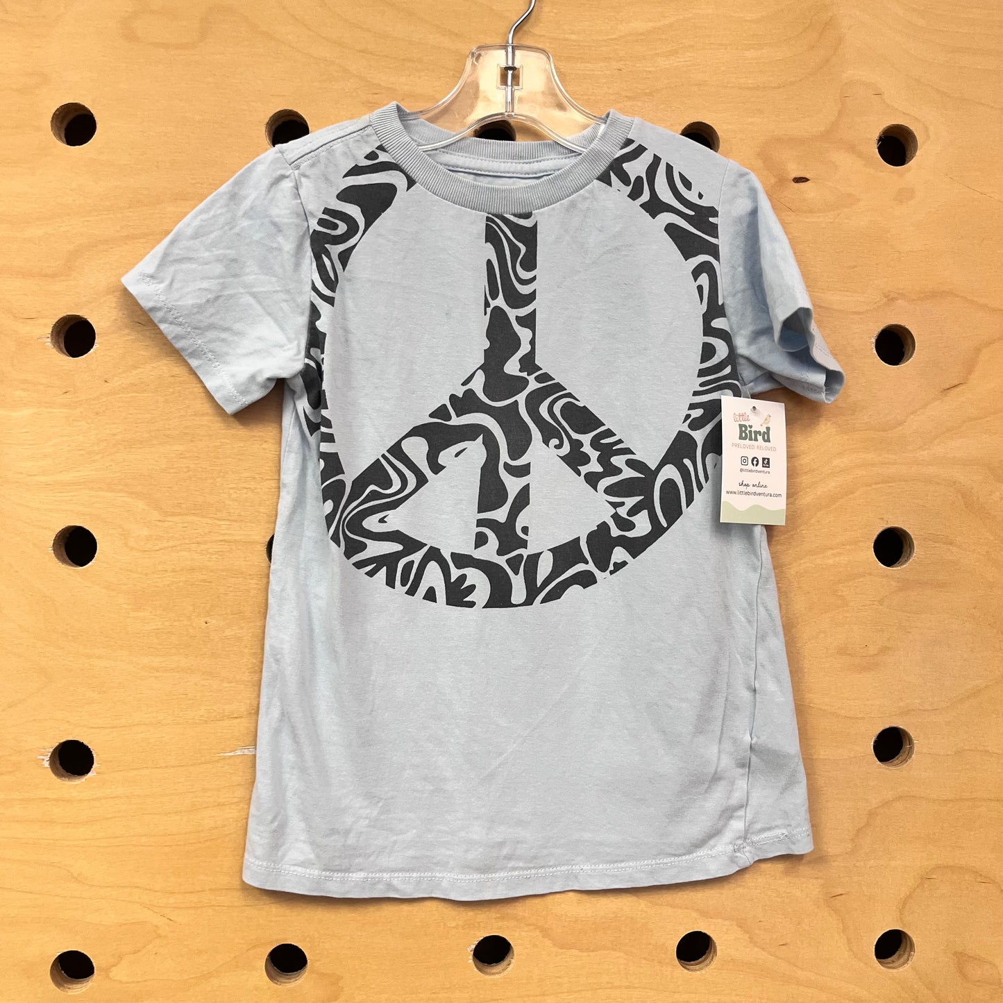 Blue Peace Sign Tee